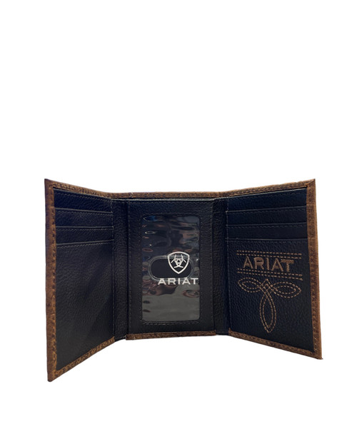 ARIAT TRIFOLD CROC FLORAL EMBOSSED - ACCESSORIES WALLET  - A3552902