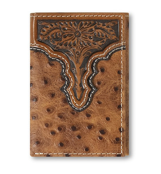 ARIAT TRIFOLD OSTRITCH PRINT FLORAL - ACCESSORIES WALLET  - A3553202