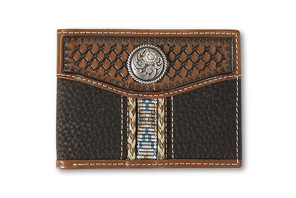 ARIAT BIFOLD SOUTHWESTERN  BROWN - ACCESSORIES WALLET  - A35542282