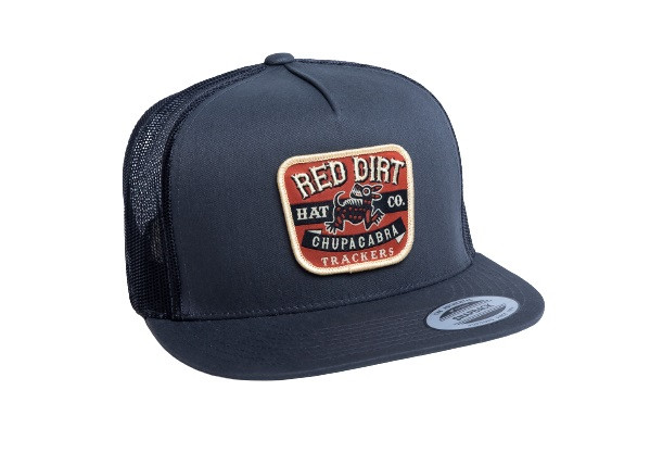 RED DIRT CHUPACABRA CHARCOAL 5 PANEL - HATS CAP  - RDHC206