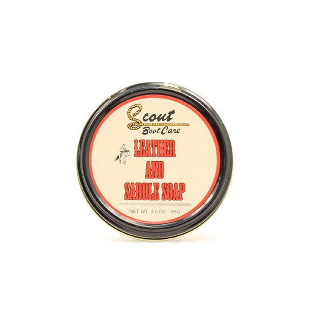 SCOUT LEATHER & SADDLE SOAP 3 OZ. - ACCESSORIES BOOT CARE  - 03620