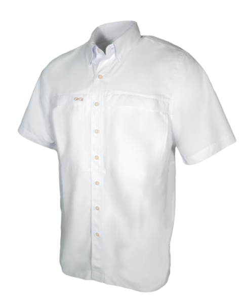 GAMEGUARD WHITE MICROFIBER - MENS SHIRT  - 1023WHT