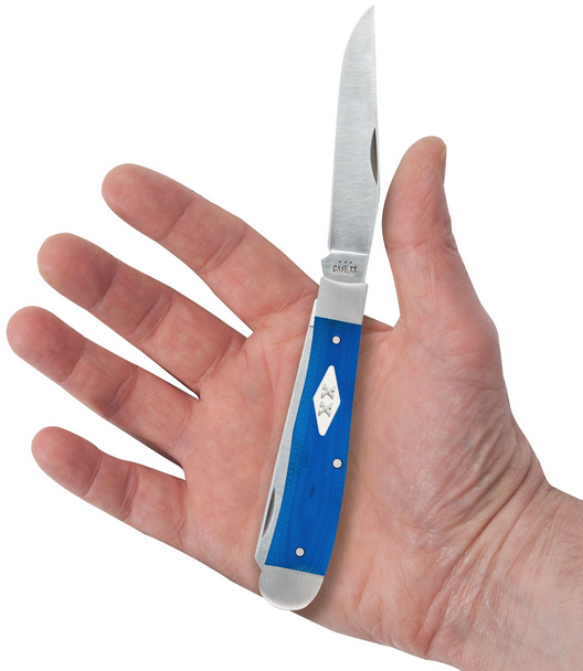 CASE BLUE G-10 SMOOTH TRAPPER - ACC KNIVES  - 16750
