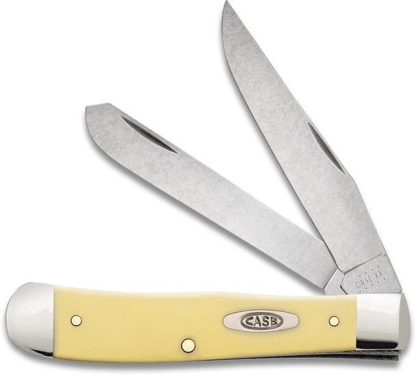 CASE YELLOW SYNTHEIC SMOOTH TRAPPER - ACC KNIVES  - 80161