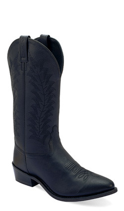 OLD WEST ALL OVER LEATHER NARROW TOE - BOOT MENS WESTERN - OW2041