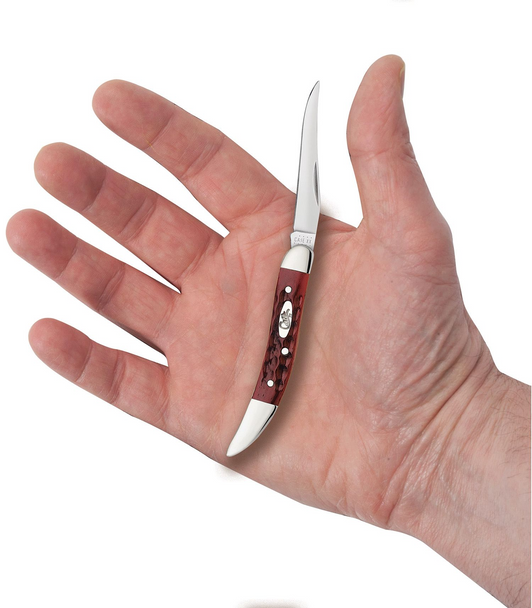 CASE SMALL TEXAS TOOTHPICK RED BONE - ACC KNIVES  - 00792