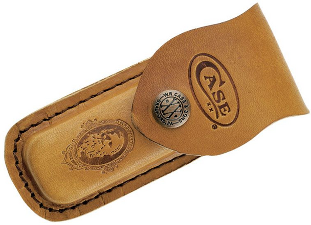 CASE SHEATH LEATHER BROWN EMBOSSED - ACC KNIVE SHEATH  - 09026