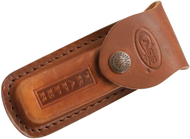 CASE SHEATH LEATHER MEDIUM BROWN - ACC KNIVE SHEATH  - 00980