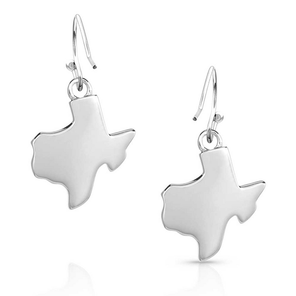 MONTANA SILVERSMITHS TEXAS FLAG FOREVER EARRINGS - ACCESSORIES JEWELRY EARRINGS - ER5619