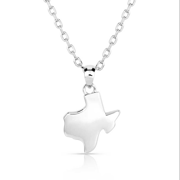 MONTANA SILVERSMITHS TEXAS FLAG FOREVER - ACCESSORIES JEWELRY NECKLACE - NC5619