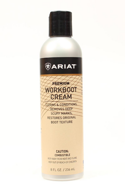 ARIAT PREMIUM WORKBBOT CREAM 8OZ - ACCESSORIES BOOT CARE  - A27004