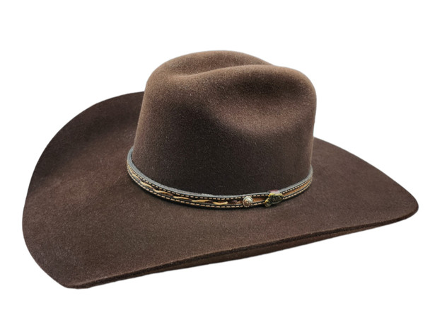 JUSTIN  CROWELL 6X CHOCOLATE - HAT FELTS  - JF0630CROW44