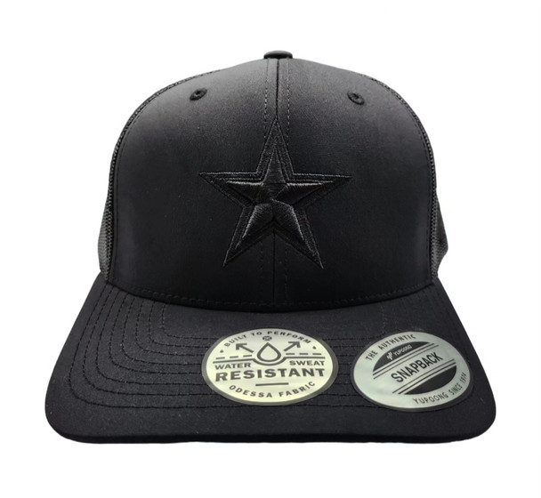 HOOEY STAR SNAPBACK BLACK - HATS CAP  - DC104