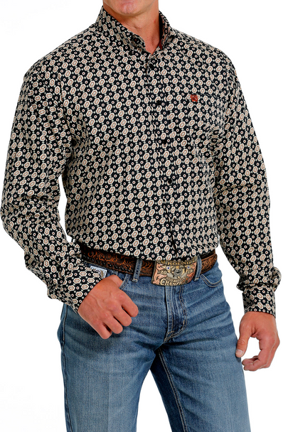 CINCH MULTI COLOR GEOMETRIC PRINT - MENS SHIRT  - MTW1105613