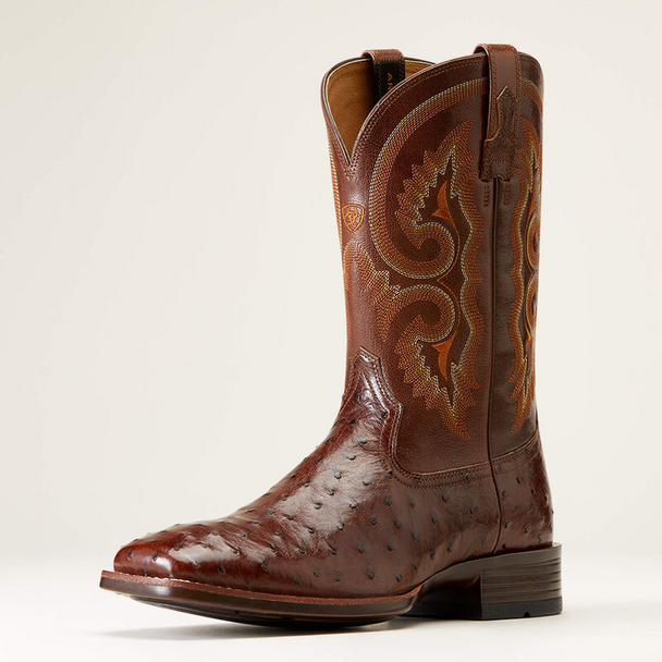 ARIAT BARLEY ULTRA TABAC OSTRICH - BOOT MENS WESTERN - 10046961