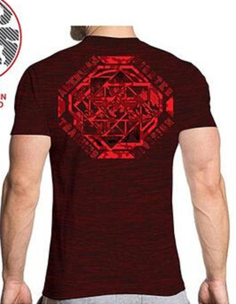 AMERICAN FIGHTER LITTLETON RUSTED RED - MENS TEE  - FM13903