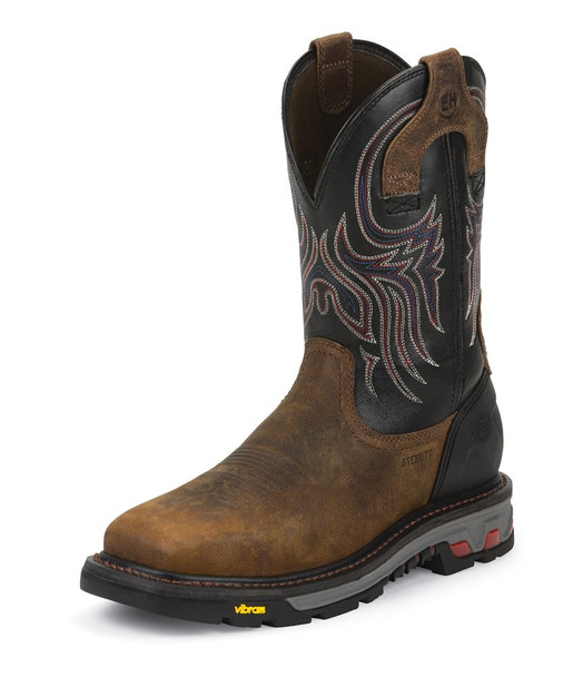 JUSTIN  TANKER STEEL TOE - BOOT MENS WORK - WK2104