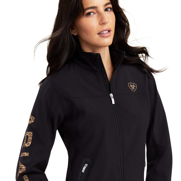 ARIAT TEAM LOGO BLACK LEOPARD - LADIES JACKET  - 10041278