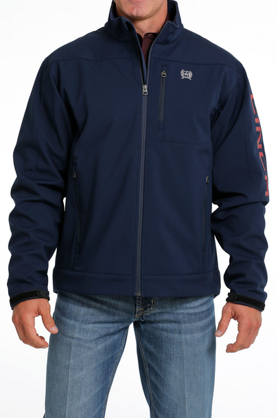 CINCH NAVY SOLID BONDED - MENS JACKET  - MWJ1567007