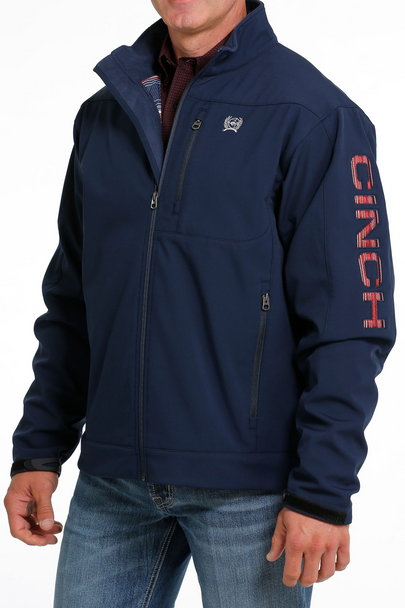 CINCH NAVY SOLID BONDED - MENS JACKET  - MWJ1567007