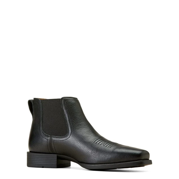 ARIAT BOOKER ULTRA SQUARE TOE BLACK - BOOT MENS WESTERN - 10046984
