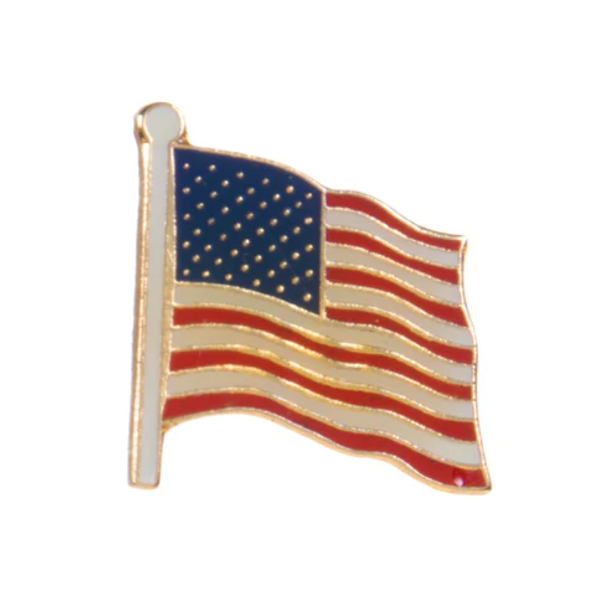 CACTUS RANCH HAT PIN AMERICAN FLAG - ACCESSORIES HAT CAP PINS  - HP-33