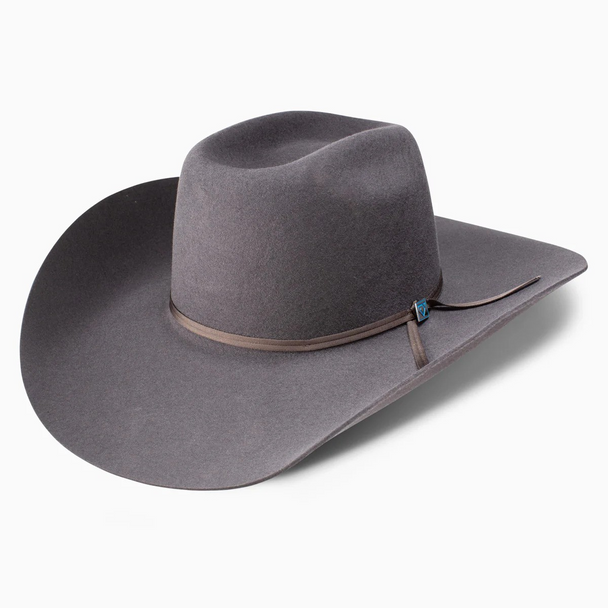 RESISTOL 9TH ROUND GRANITE GREY - HATS WOOLS  - RW9TRD-CJ4249