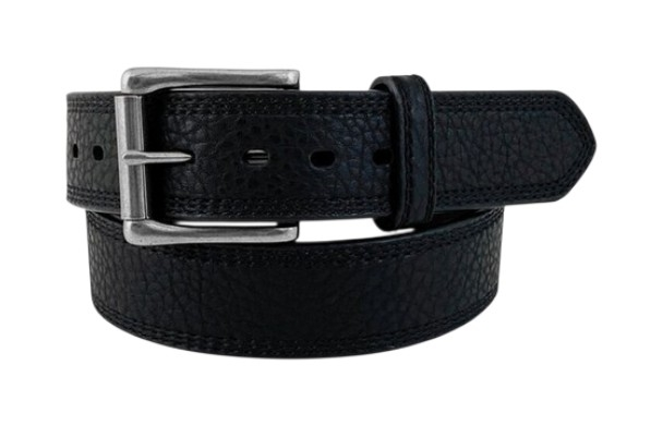 ROPER BLACK PEBBLE GRAIN BELT - ACCESSORIES BELT MEN - 9538500-001