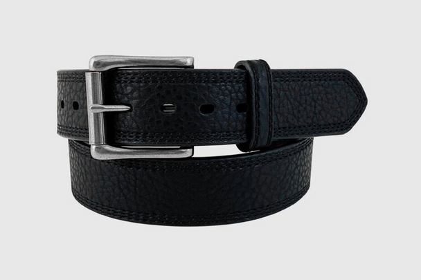 ROPER BLACK PEBBLE GRAIN BELT - ACCESSORIES BELT MEN - 9538500-001