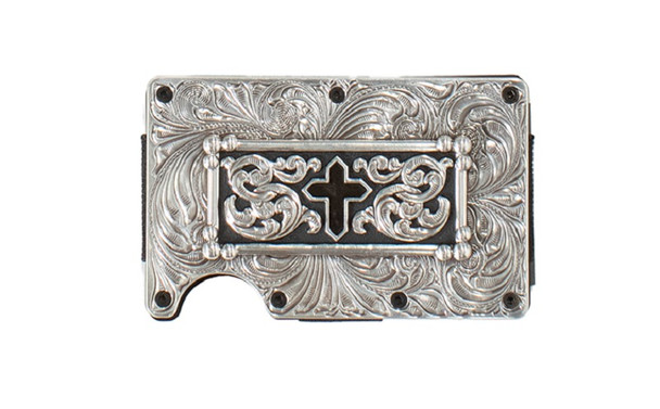 3-D BELT UTILITY CROSS BLACK SILVER - ACCESSORIES WALLET  - D250008965