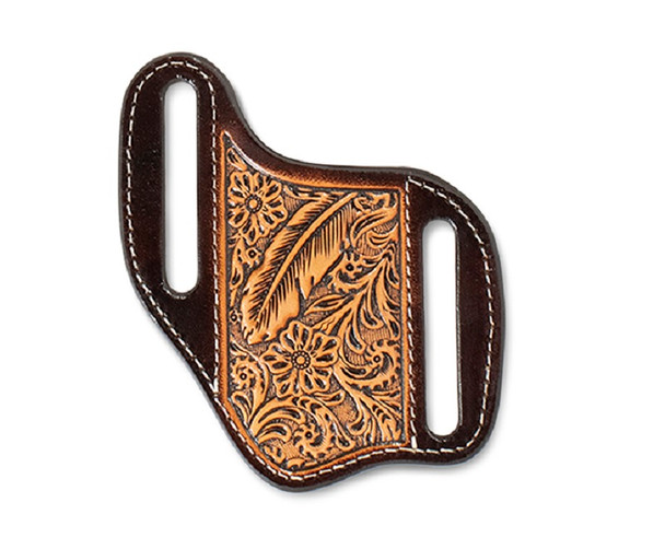 ARIAT PANCAKE FLORAL EMBOSSED - ACC KNIVE SHEATH  - A1802502