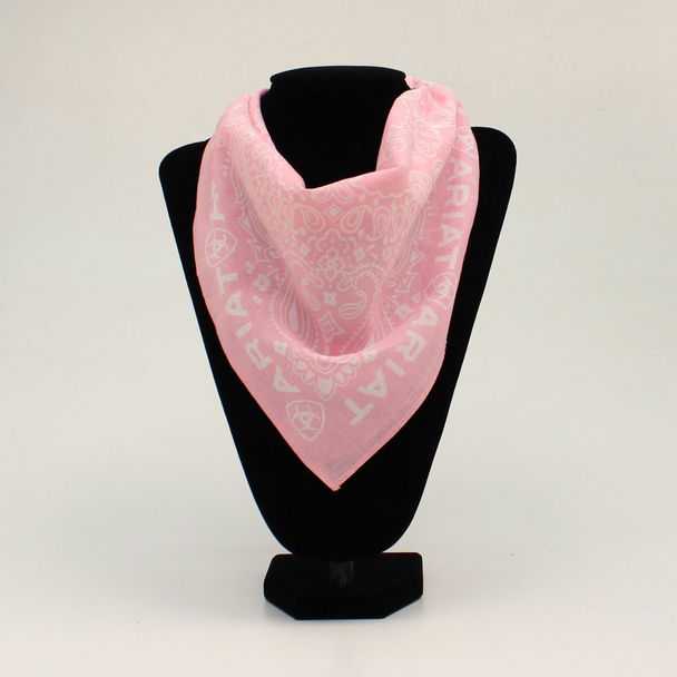 ARIAT 22" X 22"  BANDANA PINK - ACCESSORIES OTHER  - A1109024