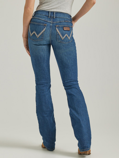 WRANGLER RETRO MAE MID RISE - LADIES JEANS  - 112338898