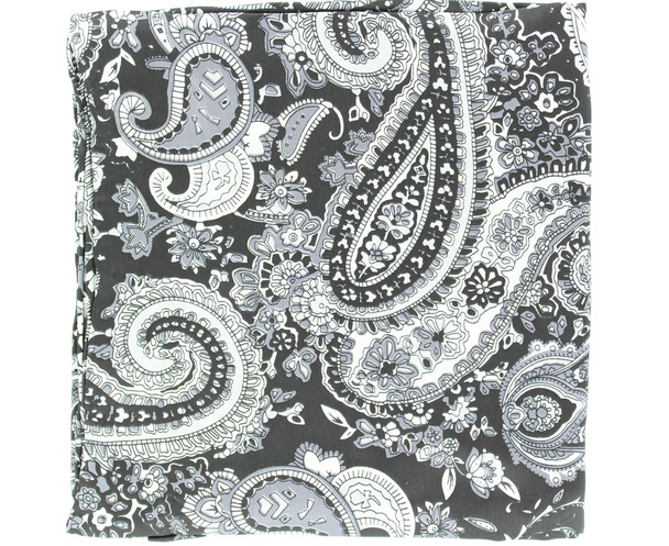 M&F SILK WILD RAG PAISELY BLACK - ACCESSORIES OTHER  - 0904201