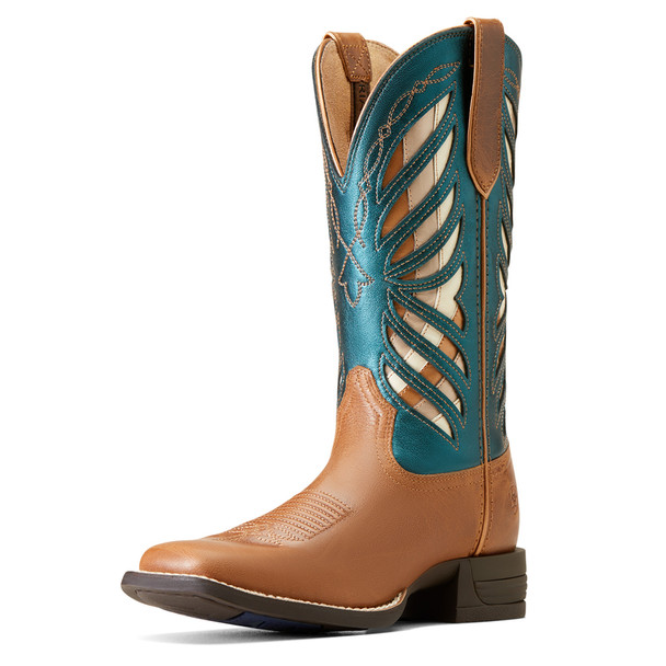 ARIAT LONGVIEW TEAL BUTTERED RUM - BOOT LADIES  - 10047054