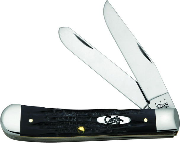 CASE BUFFALO HORN TRAPPER - ACC KNIVES  - 65010