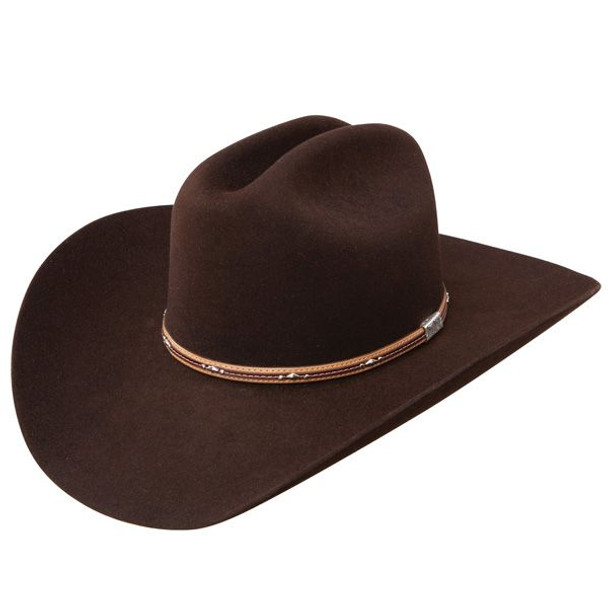 RESISTOL KINGMAN 6X 4" BRIM CHOCOLATE - HAT FELTS  - RFKGMN-524022