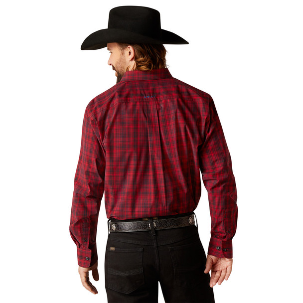 ARIAT PRO SERIES PAXTON CLASSIC RED - MENS SHIRT  - 10047169