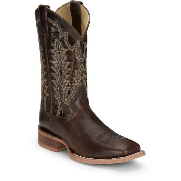 JUSTIN  LYLE UMBER COWHIDE - BOOT MENS WESTERN - CJ2031