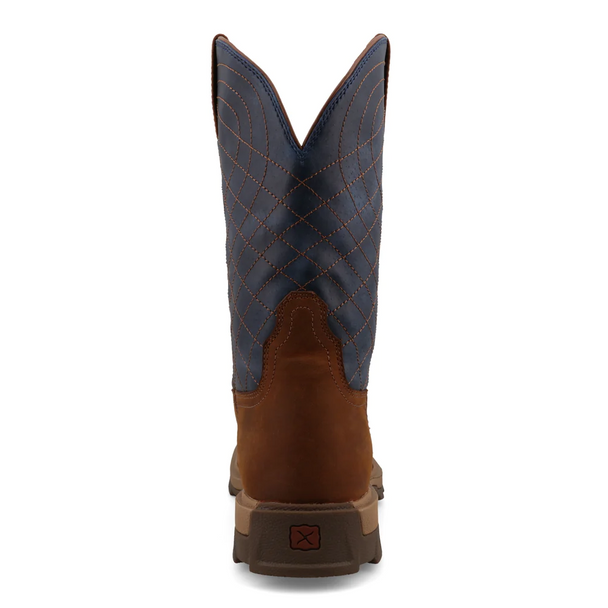 TWISTED X 11" ULTRALITE X BROWN - BOOT MENS WORK - MULN004