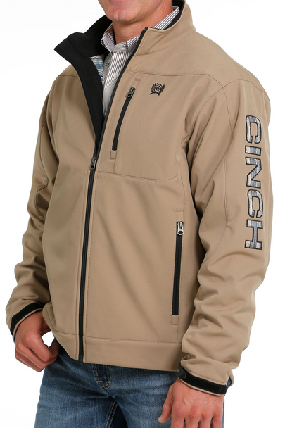 CINCH BROWN SOLID BONDED - MENS JACKET  - MWJ1567008