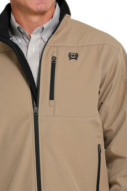 CINCH BROWN SOLID BONDED - MENS JACKET  - MWJ1567008