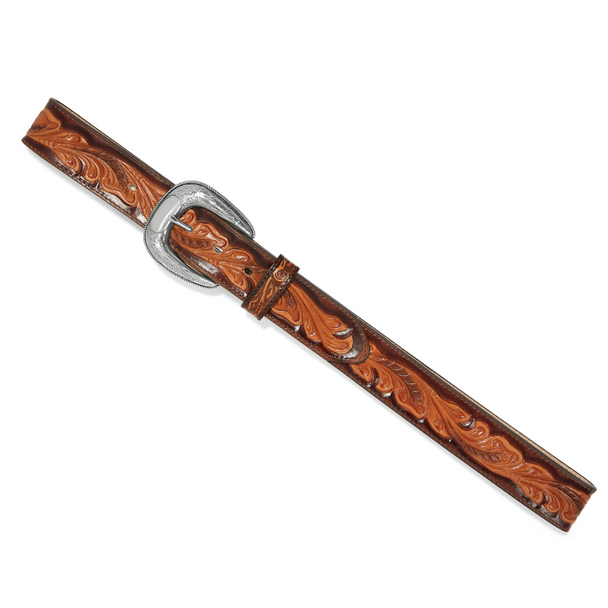 TONY LAMA BROWN CHIARA TOOLED - ACCESSORIES BELT MEN - C42865