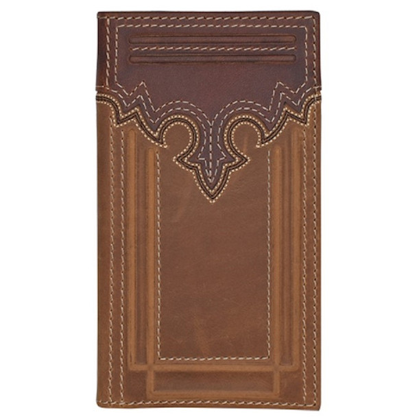 TONY LAMA YOKE AND TRAPUNTO ACCENTS - ACCESSORIES WALLET  - 23141566W1