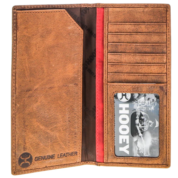 HOOEY BROWN  LOGO & BOOT STITCH - ACCESSORIES WALLET  - HW016-BR