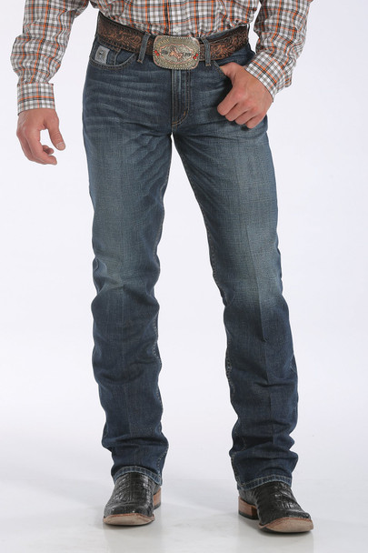 CINCH SILVER LABEL DARK STONEWASH - MENS JEANS  - MB98034006