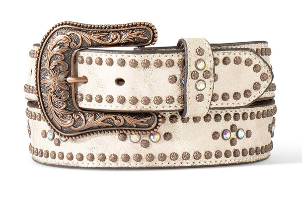 ARIAT METALLIC COPPER STUDS WHITE - ACCESSORIES BELT LADIES - A15662216