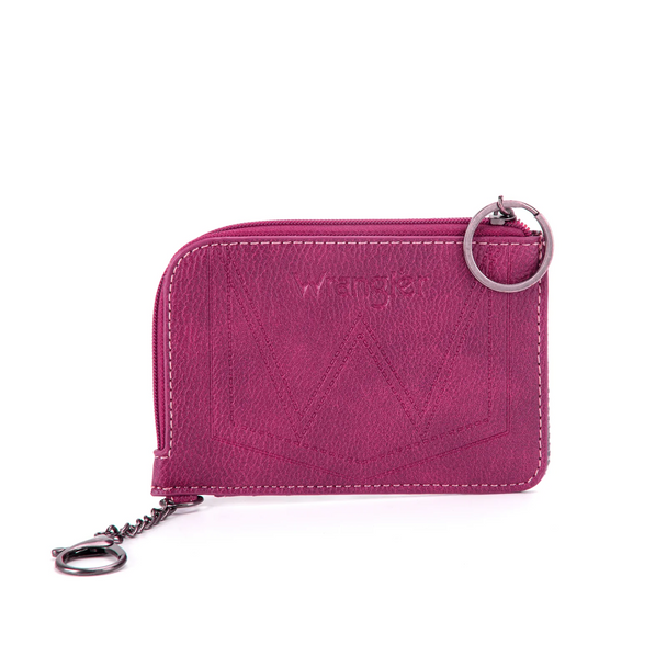 WRANGLER HOT PINK MINI ZIP CARD - ACCESSORIES WALLET  - WG2203-W005HPK