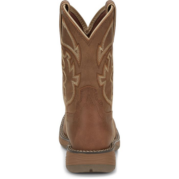 JUSTIN  RUSH JUNIOR SADDLE TAN - BOOT KIDS BOYS - JK4330