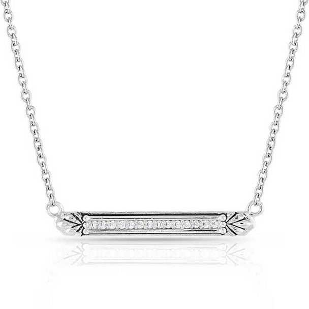 MONTANA SILVERSMITHS SETTING THE CRYSTAL BAR - ACCESSORIES JEWELRY NECKLACE - NC5171